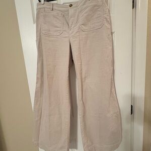 LOFT Palmer Corduroy Pants Beige